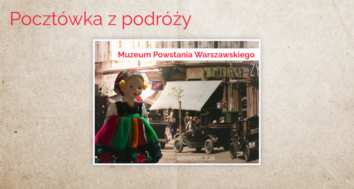 Justynka w Muzeum Powstania Warszawskiego
